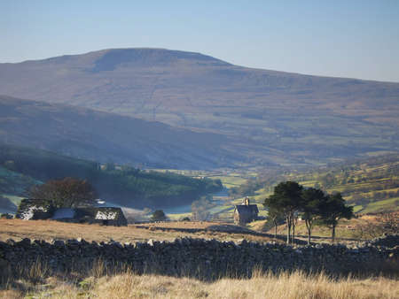 View of the village of Cowgill village, Cumbria, UK