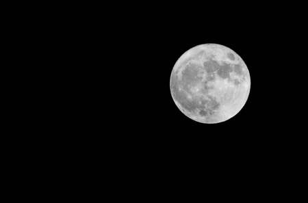Close up of the moonの写真素材