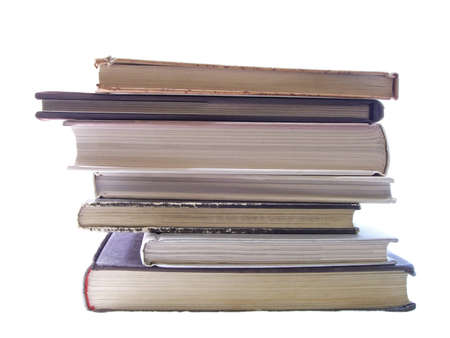 A pile of old books
