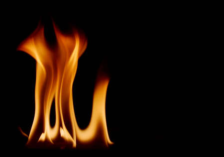 small burning flame