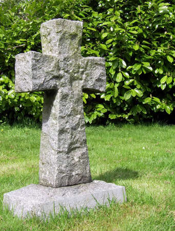 headstone in a cemeteryの写真素材