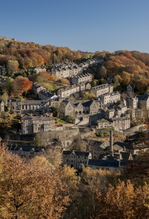 hebden bridge west yorkshireの写真素材