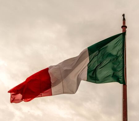 Italy flagの写真素材