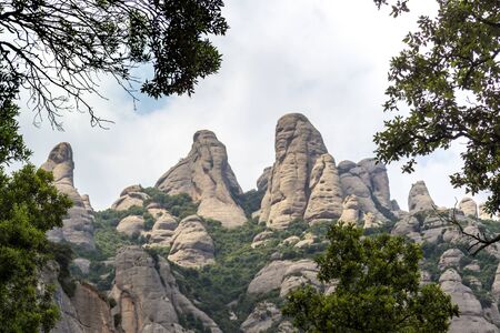 Montserrat Barcelona Rocksの写真素材