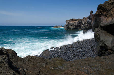 	Beautiful natural beach on Lanzaroteの写真素材