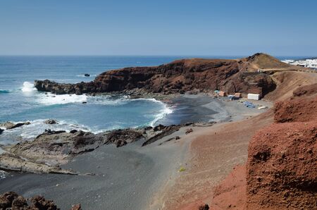 	Lanzarote bay landscapeの写真素材