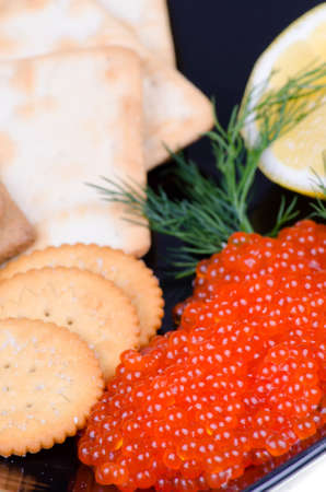 Vertical closeup for caviar appetizerの写真素材