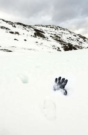 Lost in the mountainsの写真素材