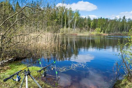 Spring fishing place