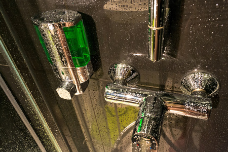 Shower tube chrome armature