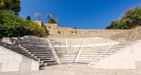 Ancient Theatre on Rhodesの写真素材