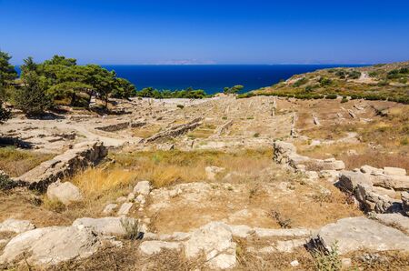 City ruins in Kamirosの写真素材