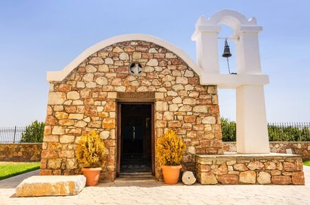 Rhodes traditional small templeの写真素材