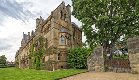 Christ Church Cathedral with side gateの写真素材