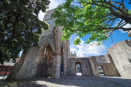 Holyrood church in central Southamptonの写真素材