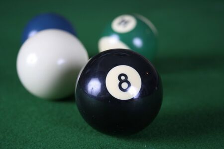 billiard ballsの写真素材