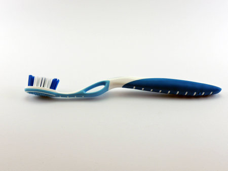 Close-up of a toothbrush の写真素材