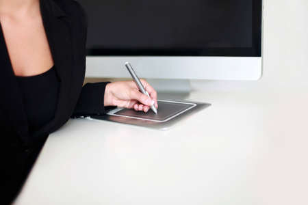 Plotting with the graphics Tabletの写真素材