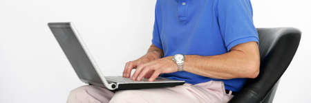 Laptopの写真素材