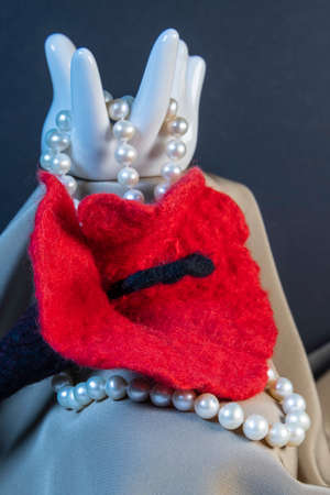 I Still Remember You When I See The Poppy And The Pearlsの写真素材