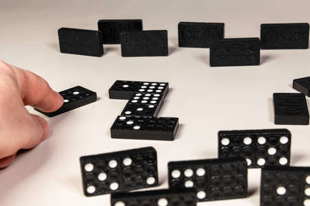 Putting The Dominoes Tile At The Right Place