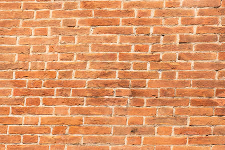 Brick Wall From An Old House In Tuscanyの写真素材