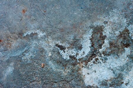 Water damage on a concrete floorの写真素材