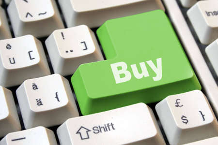 Buy is the key. The best way to buy all you need immediately on-line with one Click!の写真素材