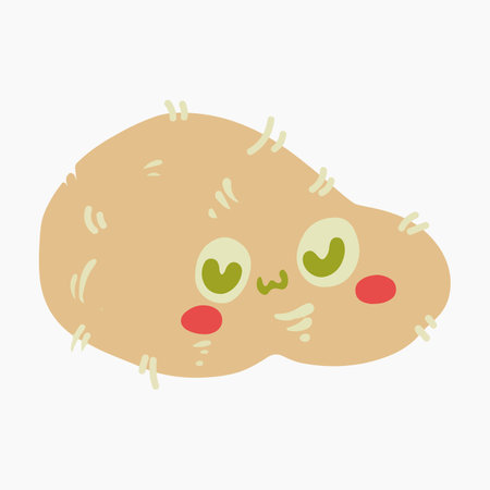 Lazy Potato Illustrationのイラスト素材