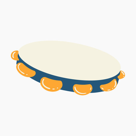 Tamborine Illustrationのイラスト素材