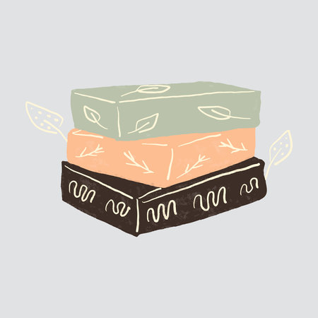 Organic Soap Bar Organic Zero Waste Living Illustrationのイラスト素材