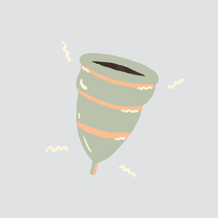Menstrual Cup Organic Zero Waste Living Illustrationのイラスト素材