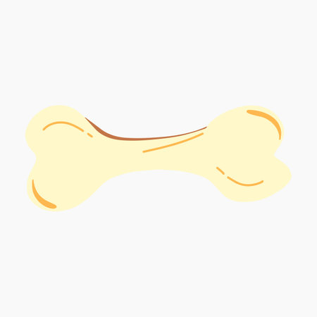 Toy Bone Brightly Cute Home Pet Care Illustrationのイラスト素材