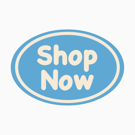 Shop Now Typography Illustrationのイラスト素材