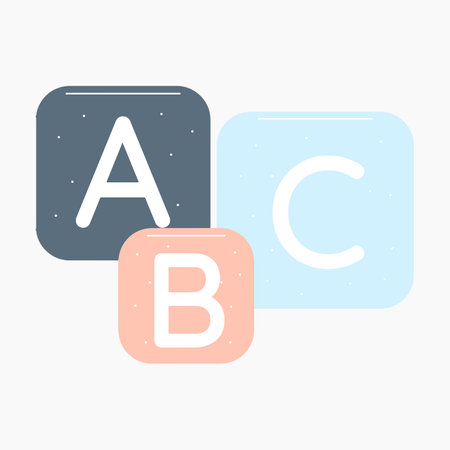 Block Toys Illustrationのイラスト素材