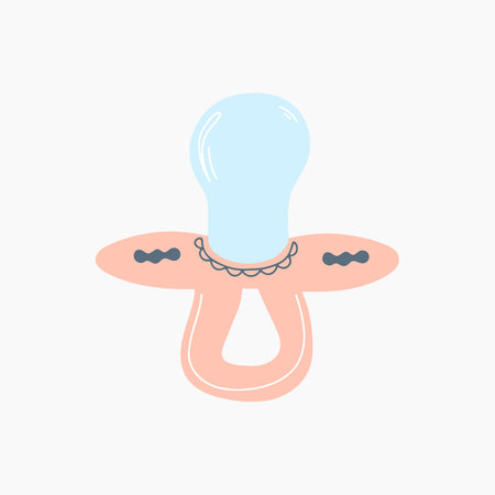 Baby Pacifier Illustrationのイラスト素材