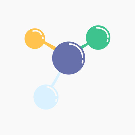 Molecule Shapes Illustrationのイラスト素材