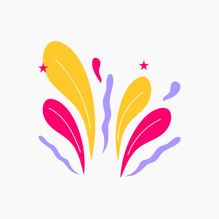 Carnival Fireworks Illustrationのイラスト素材