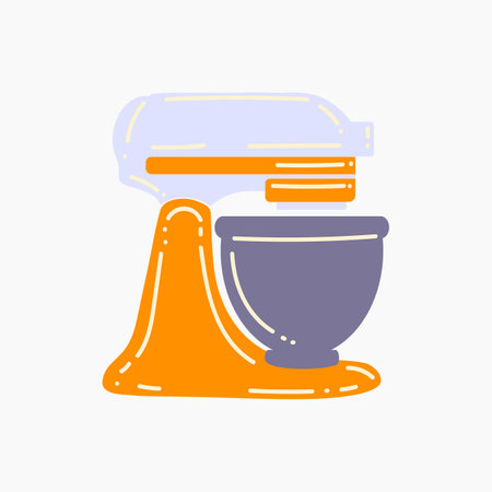 Standing Mixer Illustrationのイラスト素材