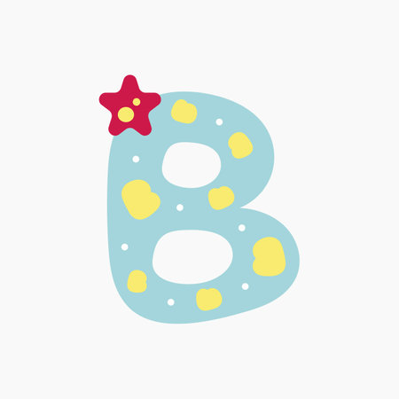 Letter B Illustrationのイラスト素材