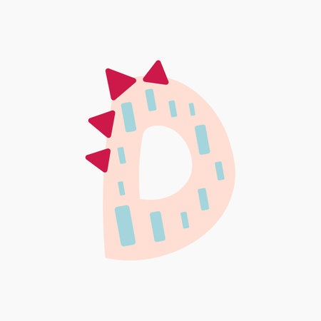 letter D Illustrationのイラスト素材