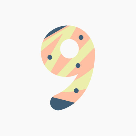 Number Nine Illustration