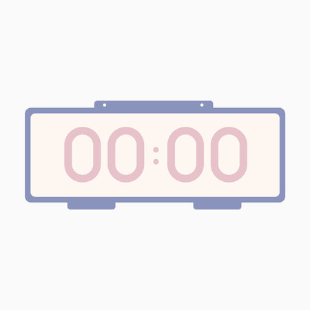 A Digital Clock Illustration