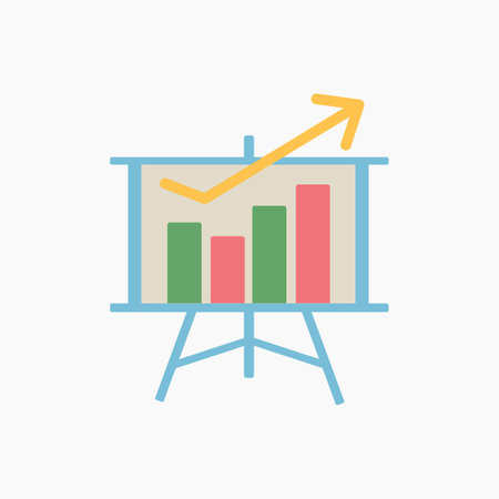 Financial Analytic Illustrationのイラスト素材