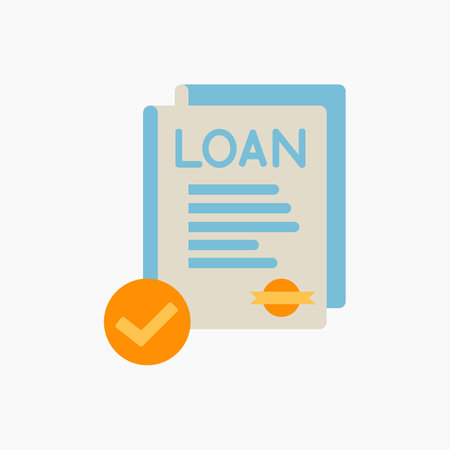 Loan Approval Illustrationのイラスト素材