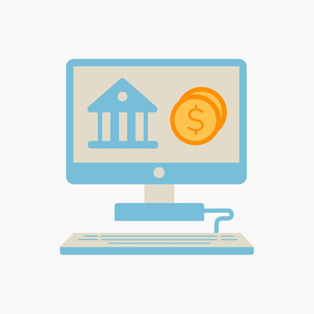 Online Banking Illustrationのイラスト素材