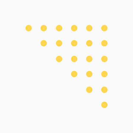 Corner Dots Illustrationのイラスト素材