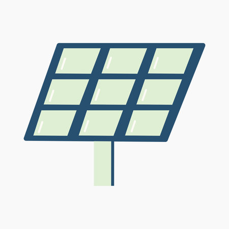Solar Panel Illustrationのイラスト素材