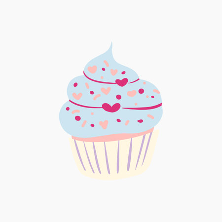 Creamy Cupcake Illustration