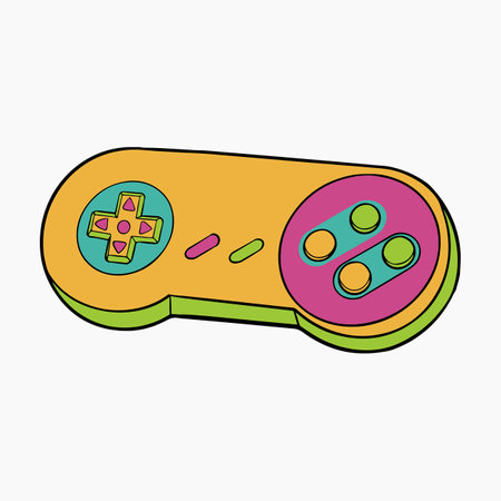 Game Controller Illustrationのイラスト素材